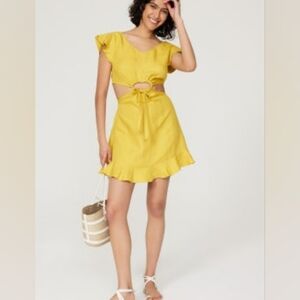 Yellow High-Low Sundress